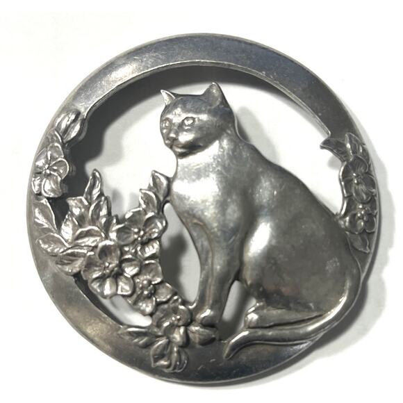 Seagull Potpourri Other - Vintage Seagull Potpourri Jar Lid Pewter Cat/flowers 1988, Canada